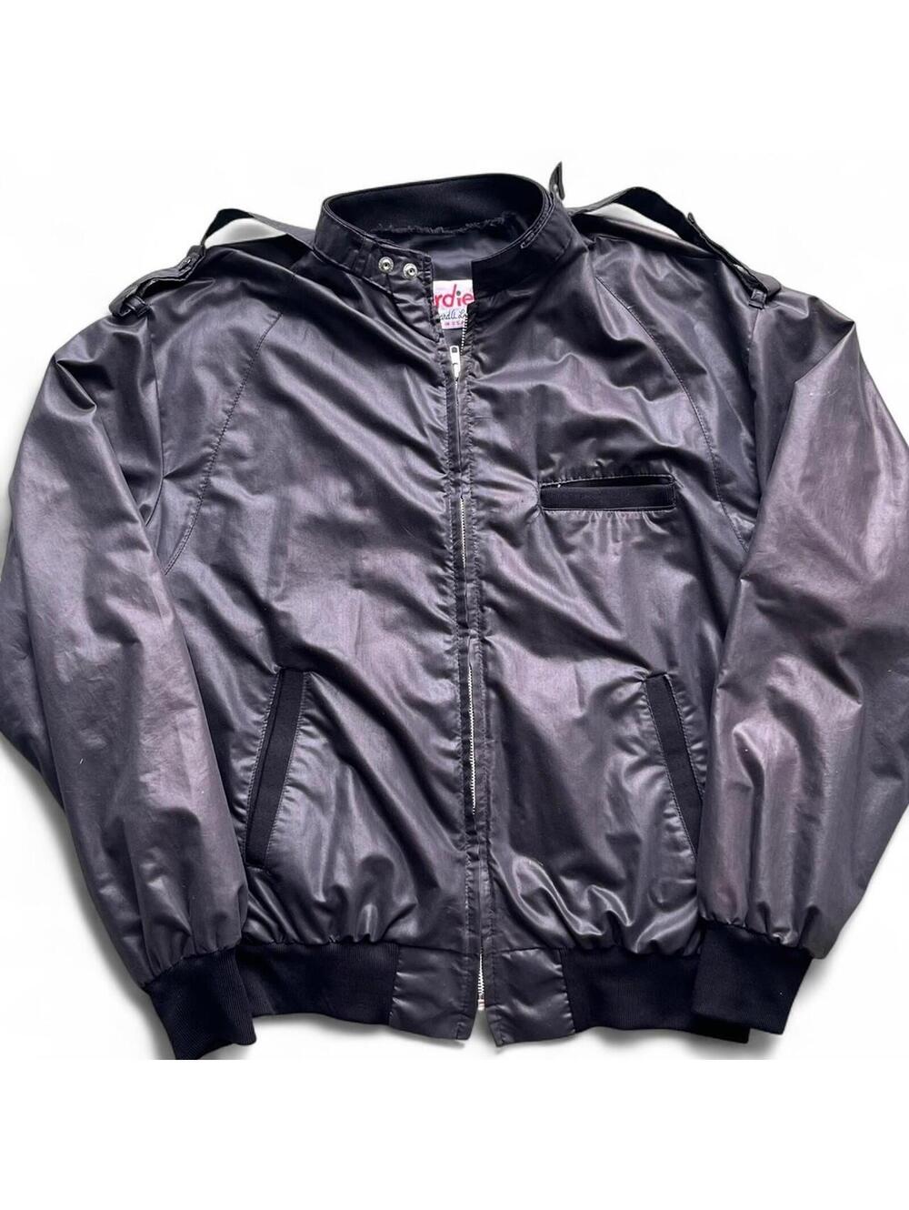 Vintage 1980s Birdie Leather Bomber Jacket XL
